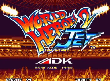 World Heroes 2 Jet screen shot title